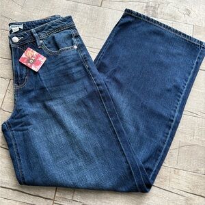 Roxy Women's Deep Blue Flare Jeans